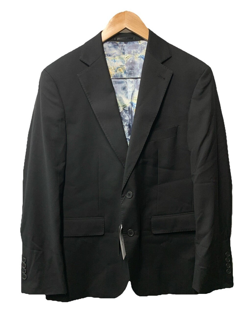 Alton Lane Men's Tailored Fit Black Suit Jacket Blazer Long Sleeve Size 40S